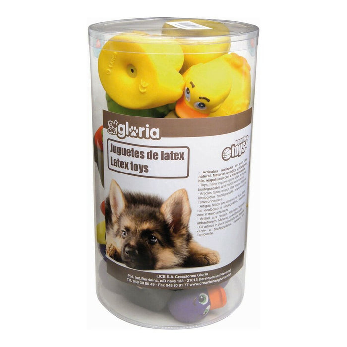 Jucărie pentru câini Gloria Rațe Latex (18 pcs)