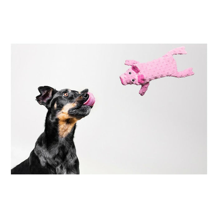 Jucărie pentru câini Gloria Dogmonsters Roz Porc 34 x 9 cm