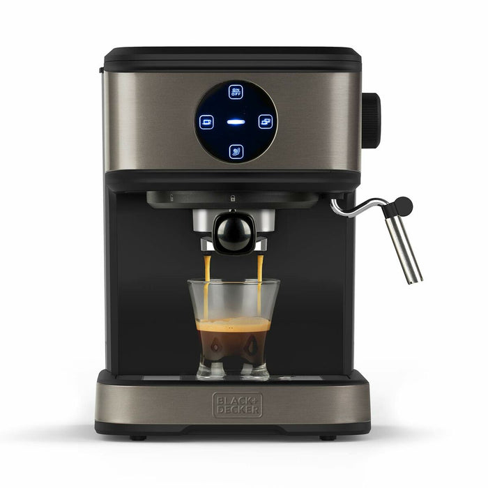 Aparat de cafea superautomat Black & Decker BXCO850E Negru Argintiu 850 W 20 bar 1,2 L 2 Hrníčky