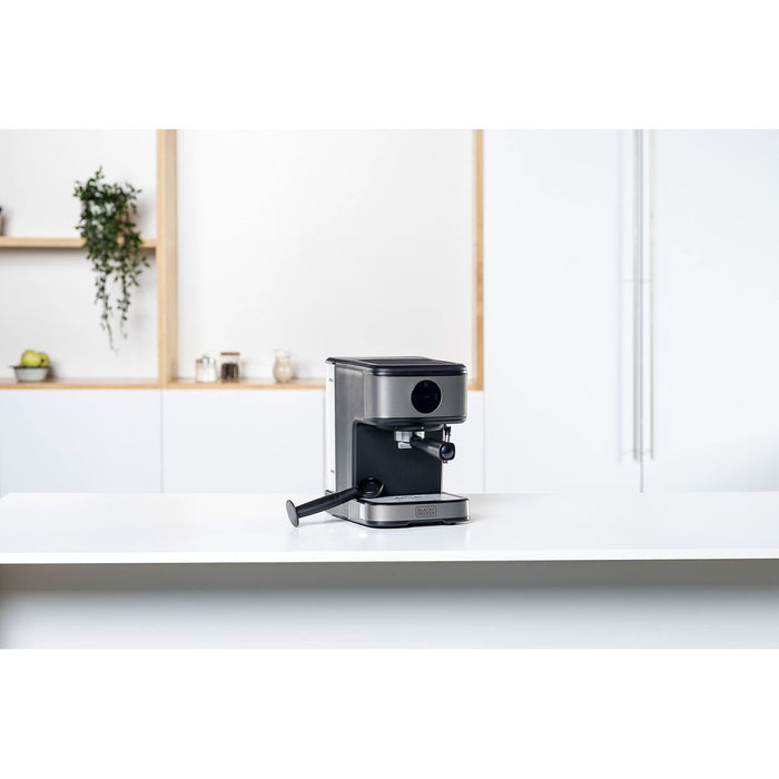 Aparat de cafea superautomat Black & Decker BXCO850E Negru Argintiu 850 W 20 bar 1,2 L 2 Hrníčky