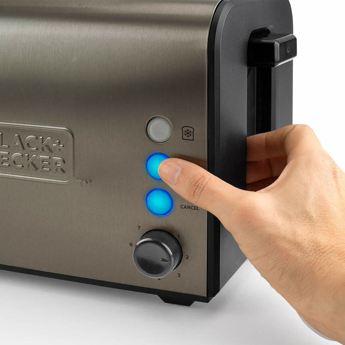 Prăjitor de Pâine Black & Decker BXTO900E Oțel inoxidabil 900 W