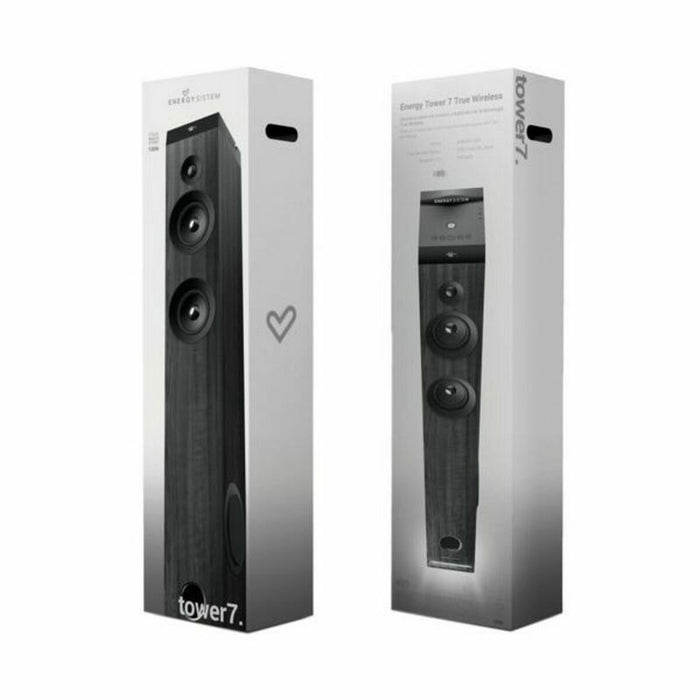 Difuzor Turn Bluetooth Energy Sistem Tower 7 True LED Micro SD USB Negru 100 W