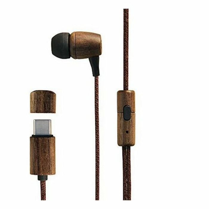 Căști cu Microfon Energy Sistem Eco Wood