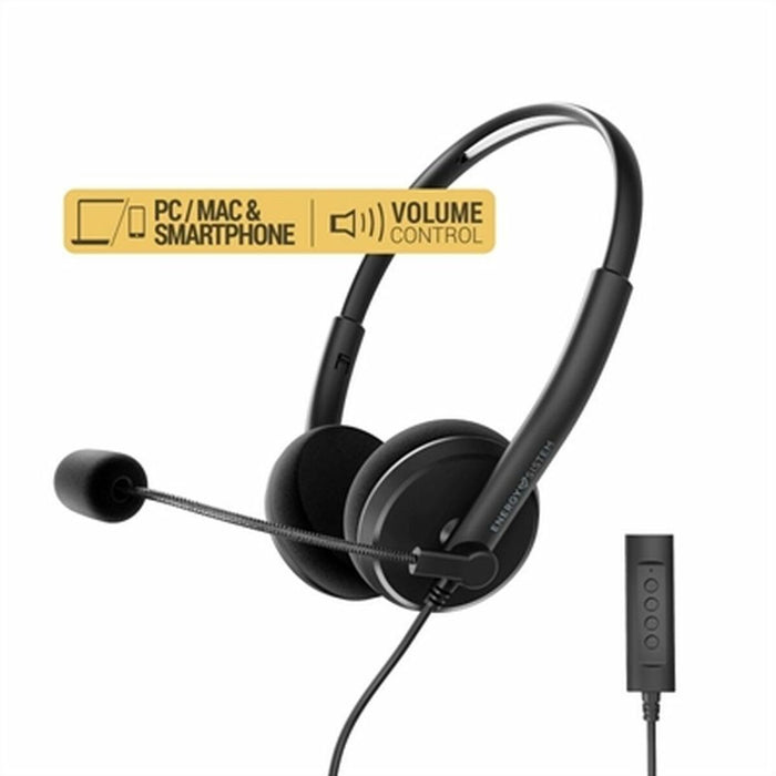 Căști cu Microfon Energy Sistem 452026 Negru