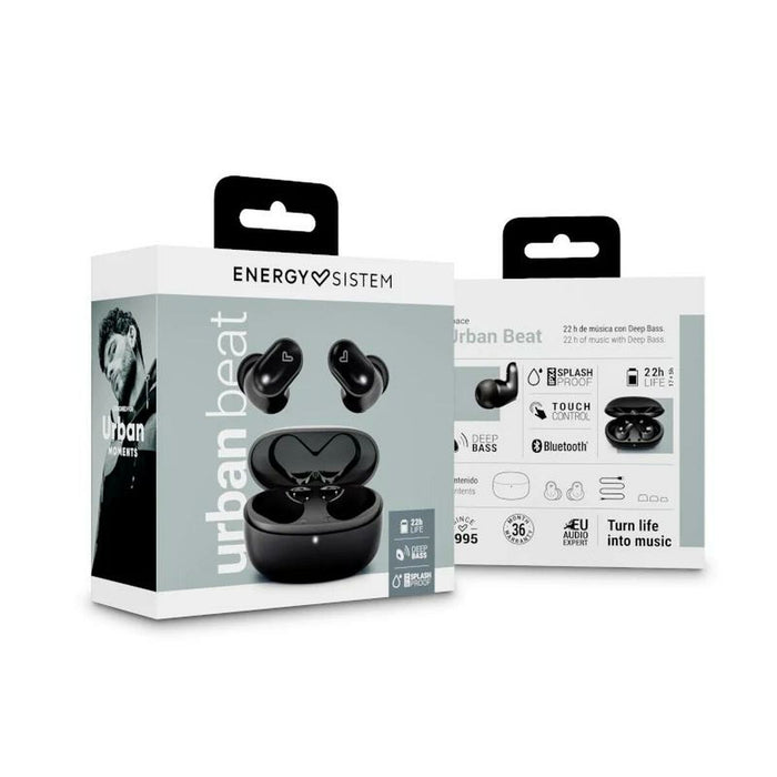 Căști Bluetooth Energy Sistem Urban Beat Negru