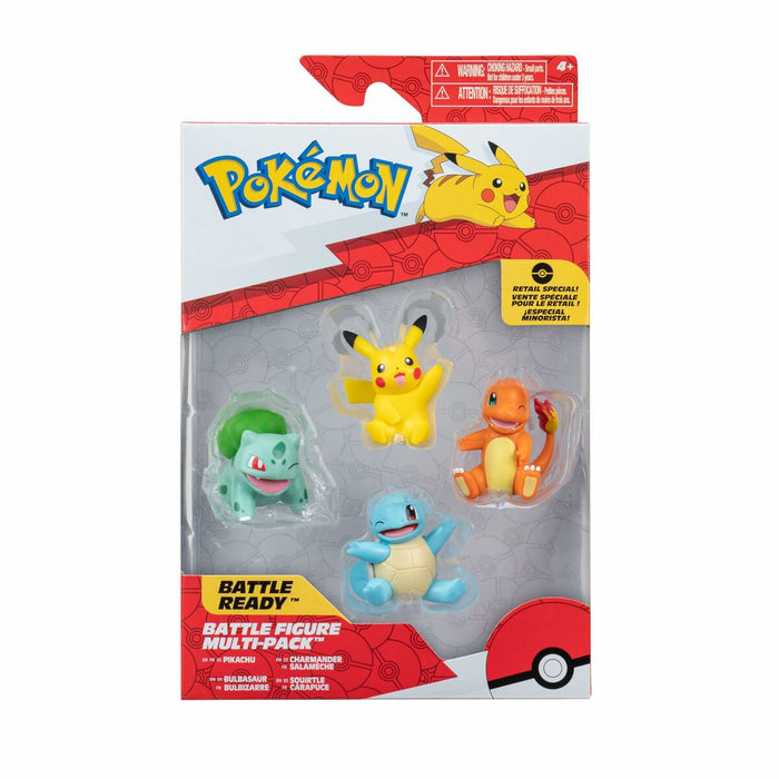 Figură Pokémon Kanto 5 cm 4 Piese