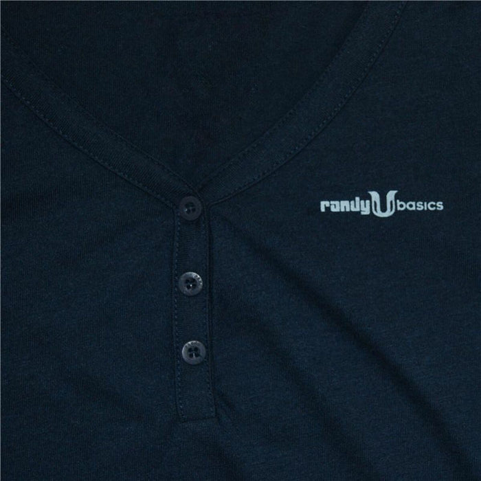 Tricou cu Mânecă Lungă Bărbați Randy Basics Albastru închis