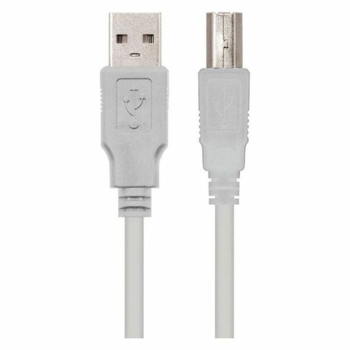 Cablu USB 2.0 NANOCABLE Bej
