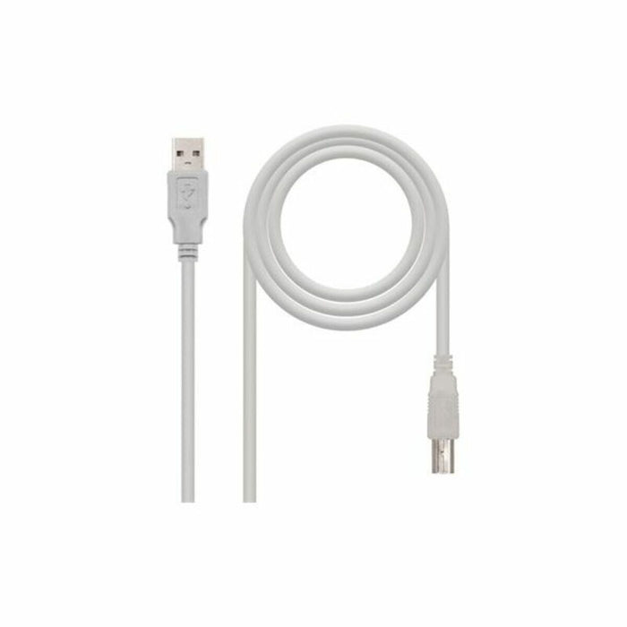 Cablu USB 2.0 NANOCABLE Bej