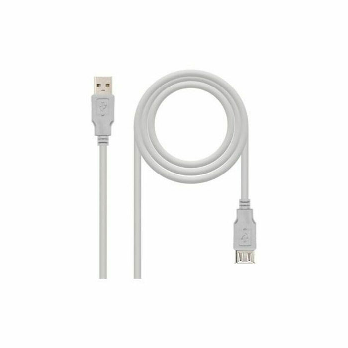 Cablu USB NANOCABLE 10.01.0203 1.8 M Bej 1,8 m