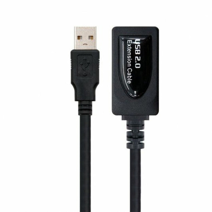 Cablu Prelungitor USB NANOCABLE 10.01.0211 Negru 5 m
