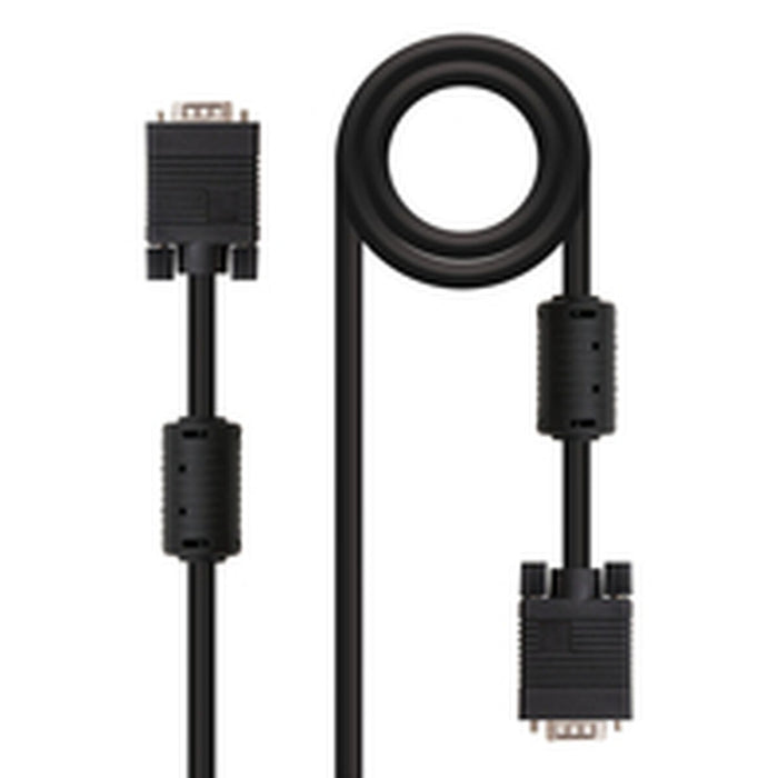 Cablu VGA NANOCABLE 10.15.0110 Negru 10 m