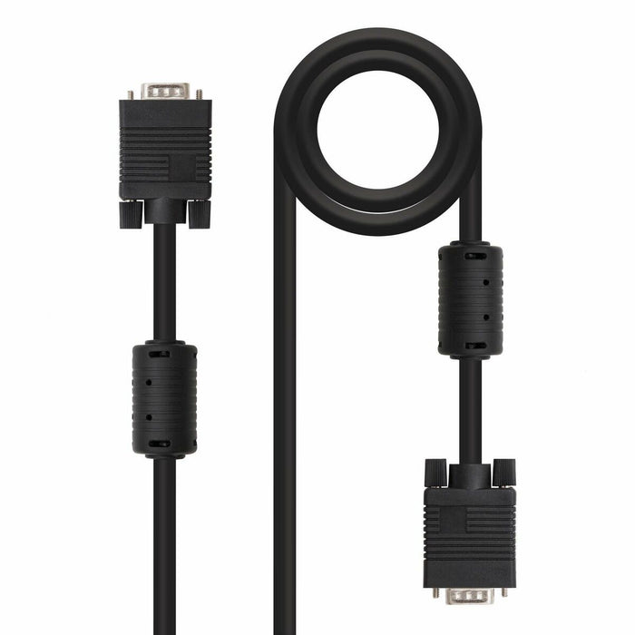 Cablu VGA NANOCABLE 10.15.0110 Negru 10 m