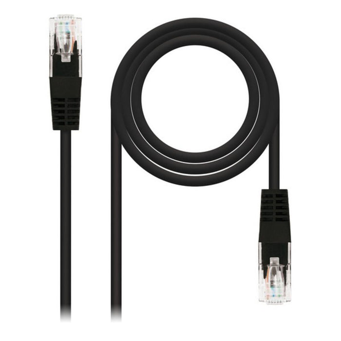 Cablu de Rețea Rigid UTP Categoria 6 NANOCABLE 10.20.0403-BK 3 m
