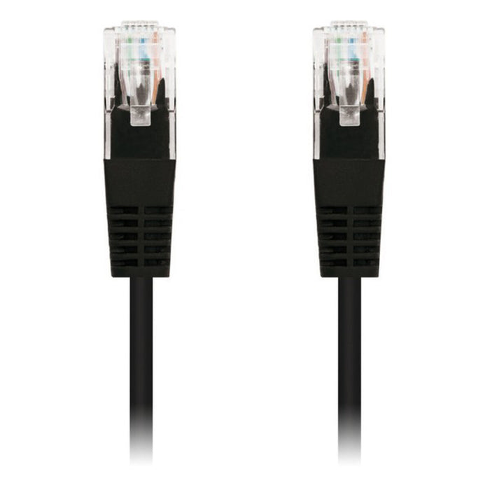 Cablu de Rețea Rigid UTP Categoria 6 NANOCABLE 10.20.0403-BK 3 m