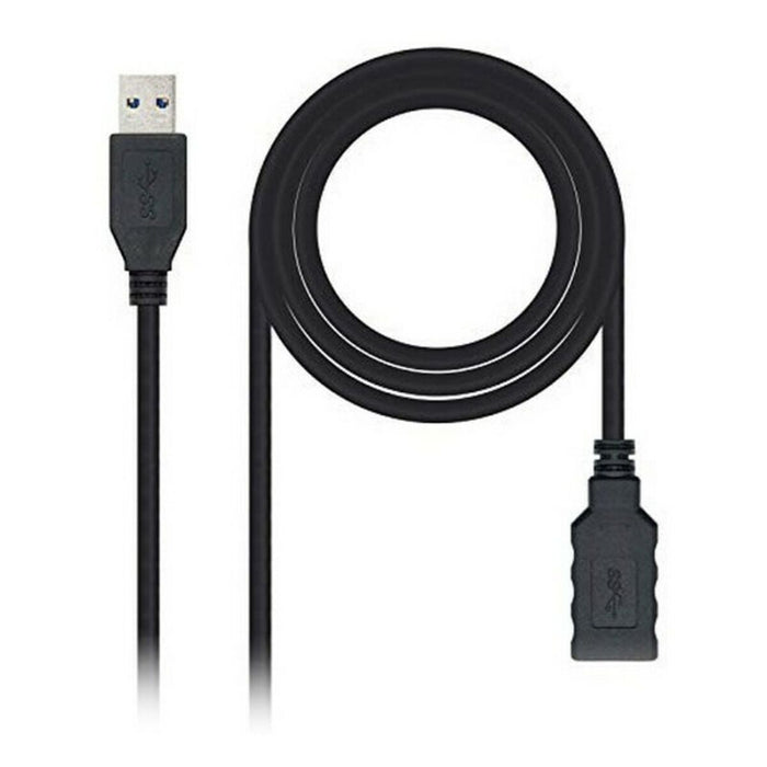 Cablu USB 3.0 A la USB A NANOCABLE 10.01.0902BK 2 m