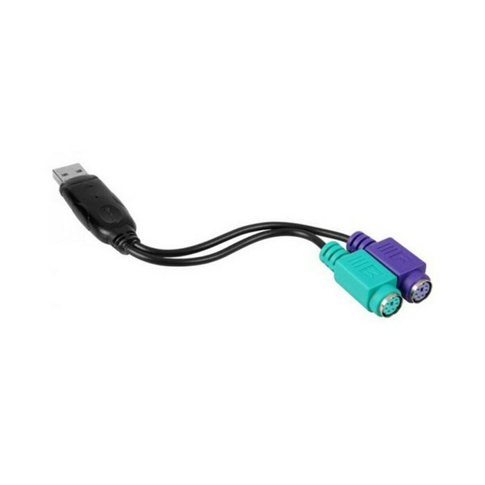 Adaptor PS/2 la USB NANOCABLE 10.03.0101 Negru
