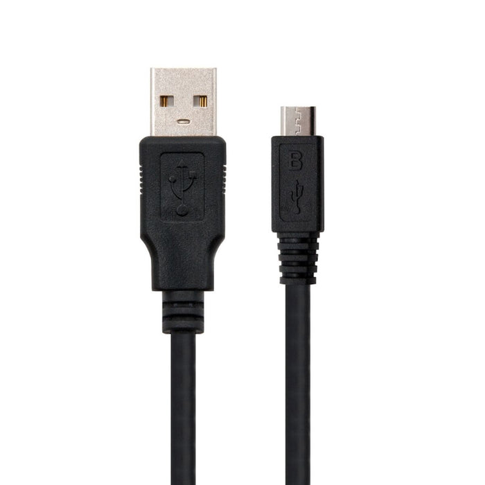 Cablu USB la micro USB NANOCABLE 10.01.0503 3 m Negru