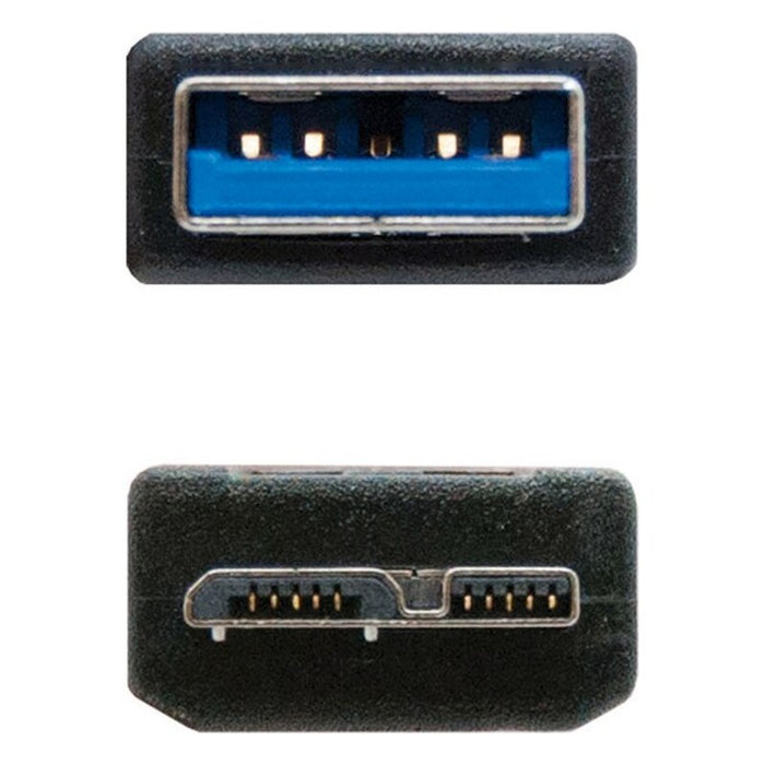 Cablu USB 3.0 A la Micro USB B NANOCABLE 10.01.110-BK