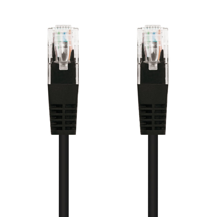 Cablu de Rețea Categoria 5e UTP NANOCABLE 10.20.0110-BK Negru 10 m