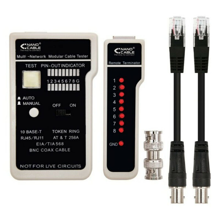 Cablu de Rețea Rigid UTP Categoria 6 RJ11/RJ12/RJ45, coaxial NANOCABLE 10.31.0303