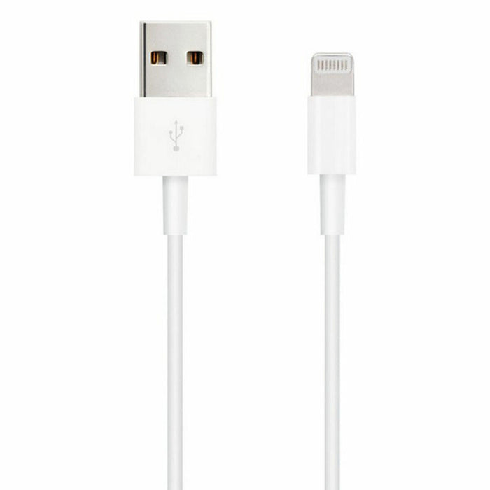 Cablu Lightning NANOCABLE 10.10.0402 (1 m) Alb 2 m (1 Unități)