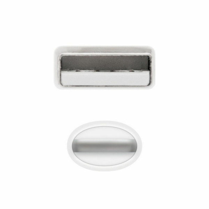 Cablu Lightning NANOCABLE 10.10.0402 (1 m) Alb 2 m (1 Unități)