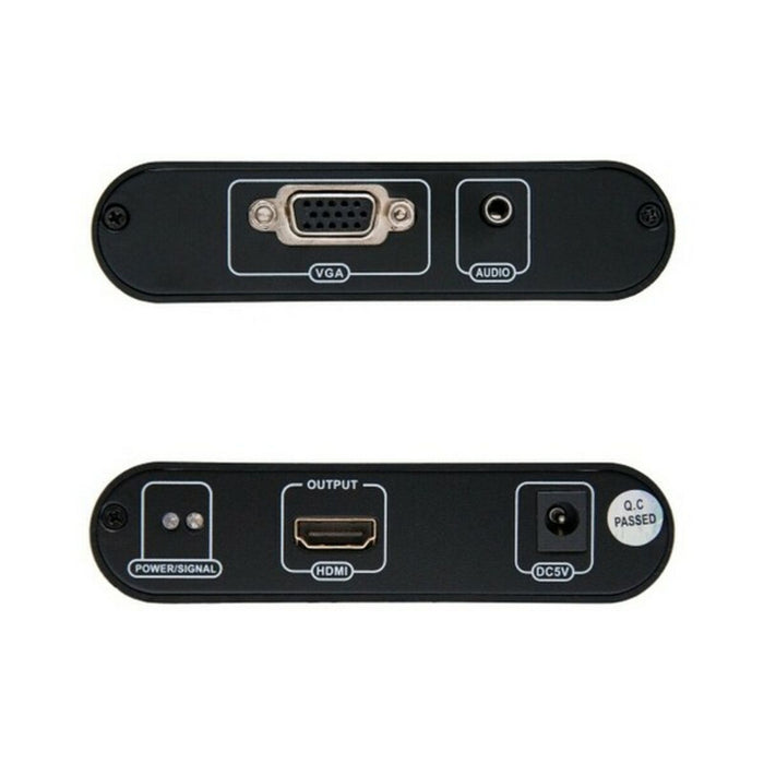 Adaptor VGA la HDMI cu Audio NANOCABLE 10.16.2101-BK Negru