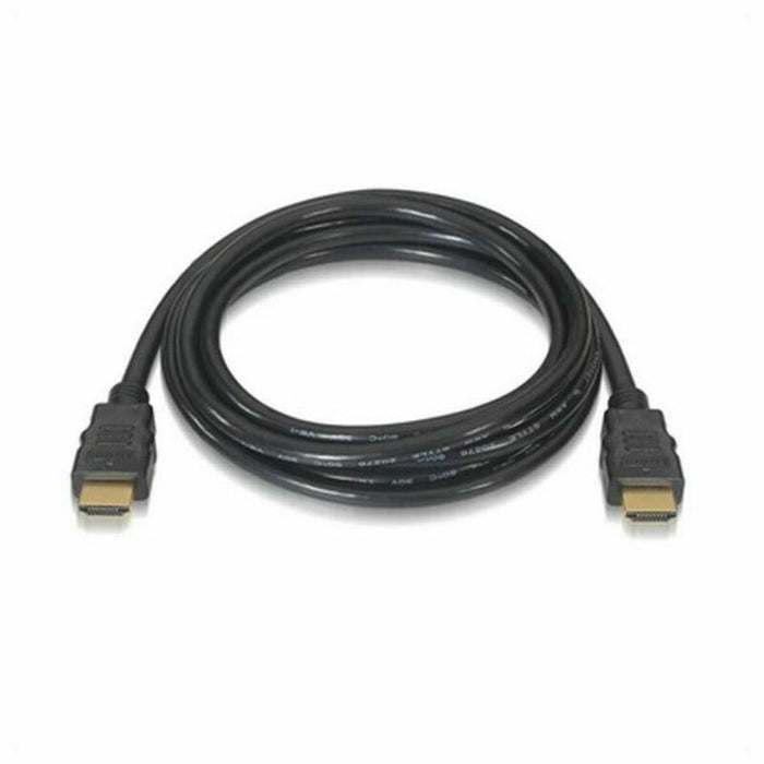 Cablu HDMI NANOCABLE 10.15.3600 V2.0 4K 0,5 m Negru 50 cm