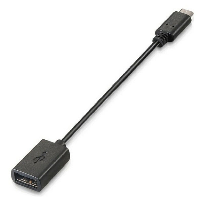 Cablu USB 2.0 NANOCABLE USB 2.0, 0.15m Negru (1 Unități)