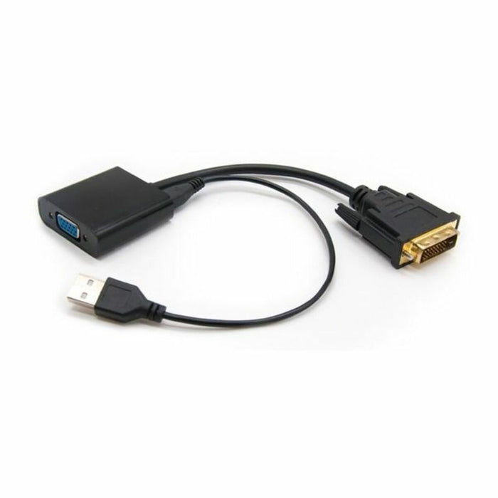 Adaptor DVI la VGA NANOCABLE 10.16.2008-BK Negru