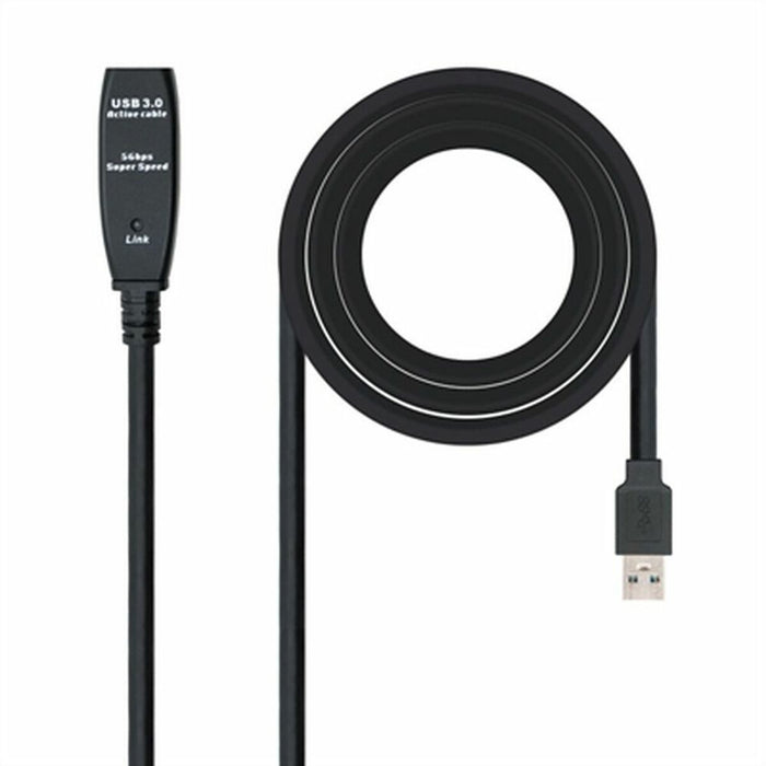 Cablu Prelungitor USB TooQ 10.01.0311 Negru 5 m