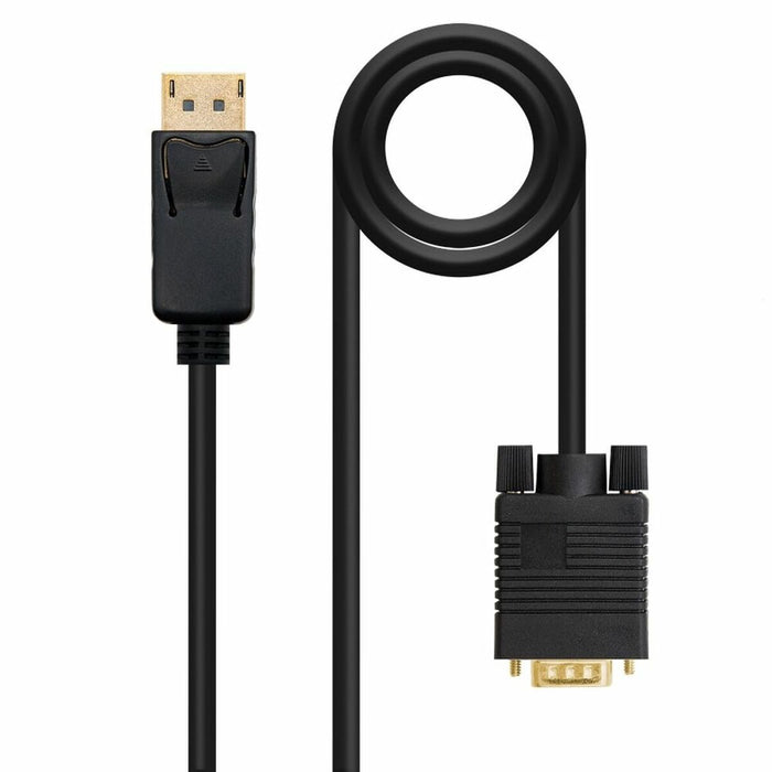 Adaptor DisplayPort la VGA NANOCABLE 10.15.4402 (2 m) Negru