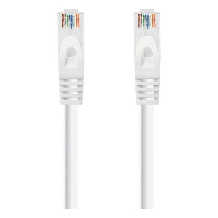 Cablu de Rețea Rigid UTP Categoria 6 NANOCABLE 10.20.1803-W LSZH (3 m) Alb