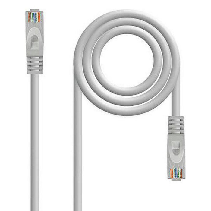 Cablu de Rețea Rigid UTP Categoria 6 NANOCABLE LSZH (2 m) Negru 2 m