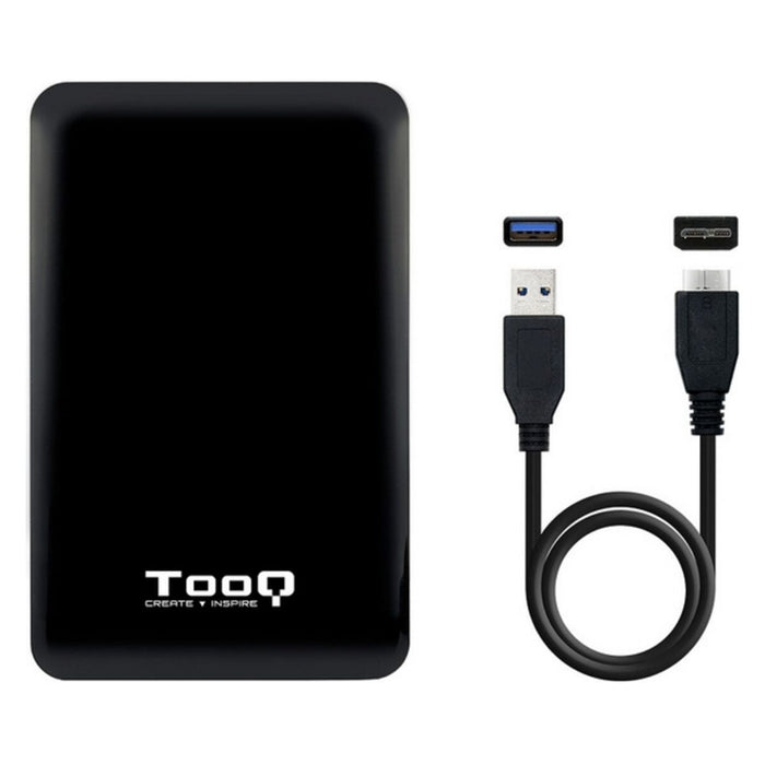 Carcasa HDD TooQ TQE-2538B 2,5" USB 3.0 Negru Negru/Gri USB USB 3.0 USB 3.1 SATA Micro USB B USB 3.2 USB x 1 2,5"