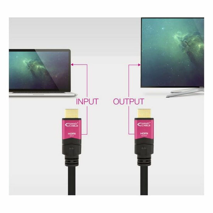 Cablu HDMI NANOCABLE 10.15.3720 4K HDR Negru 20 m