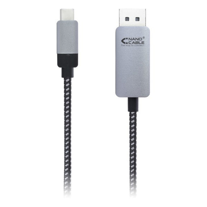 Adaptor USB-C la DisplayPort NANOCABLE 10.15.5002 Negru