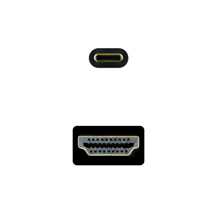 Cablu USB-C la HDMI NANOCABLE 10.15.5102 Negru