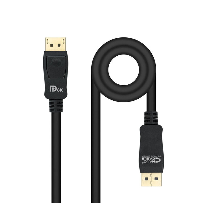 Cablu DisplayPort NANOCABLE HDR 8K Ultra HD Negru