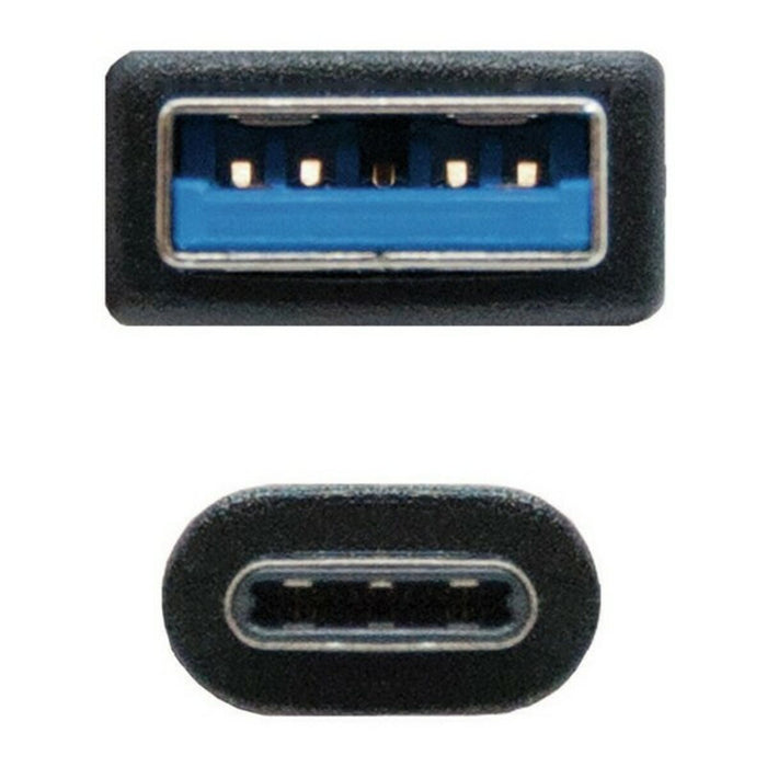 Cablu USB la Mini USB NANOCABLE 10.01.4001-L150 (1,5M) Negru