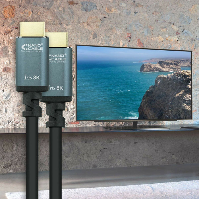 Cablu HDMI NANOCABLE 10.15.8001 Negru 1 m 8K Ultra HD