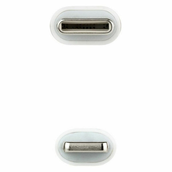 Cablu Lightning NANOCABLE 10.10.0601 1 m Alb