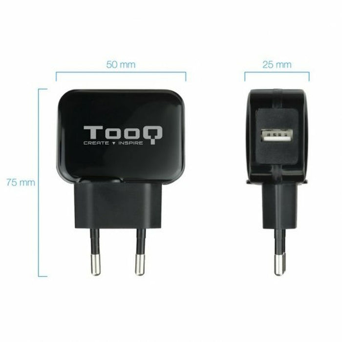 Încărcător de Perete TooQ TQWC-1S01 Negru 12 W