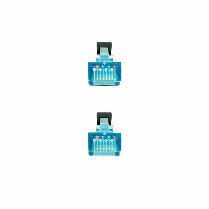 Cablu de Rețea Rigid FTP Categoria 7 NANOCABLE 10.20.1701-BK 1 m (1 m)