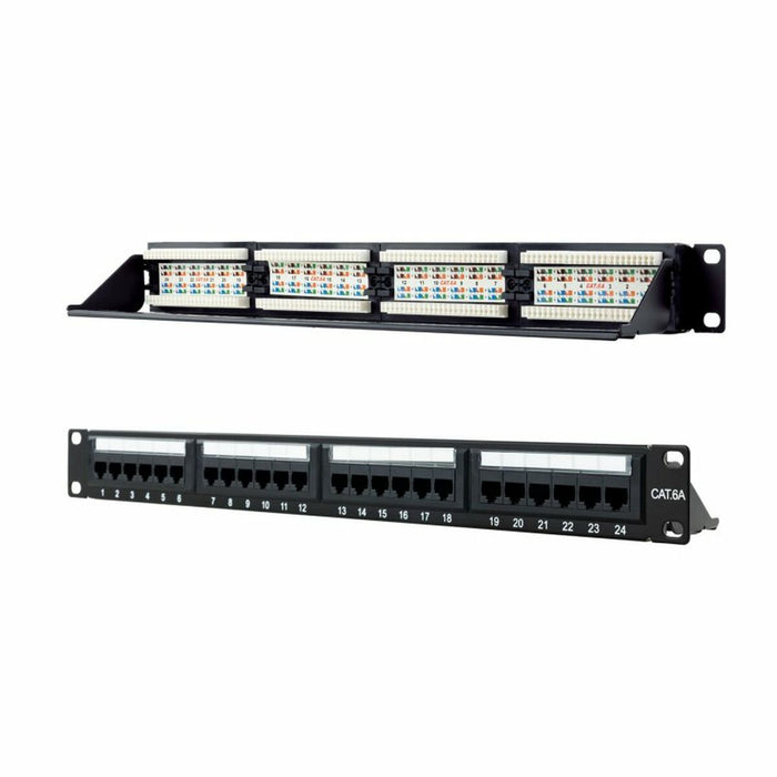 Switch de Dulap NANOCABLE CAT.6A UTP 19"1U Dual