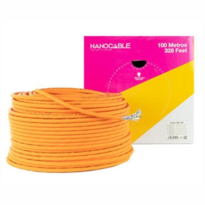 Cablu de Rețea Rigid FTP Categoria 7 NANOCABLE 10.20.1700-100 100 m