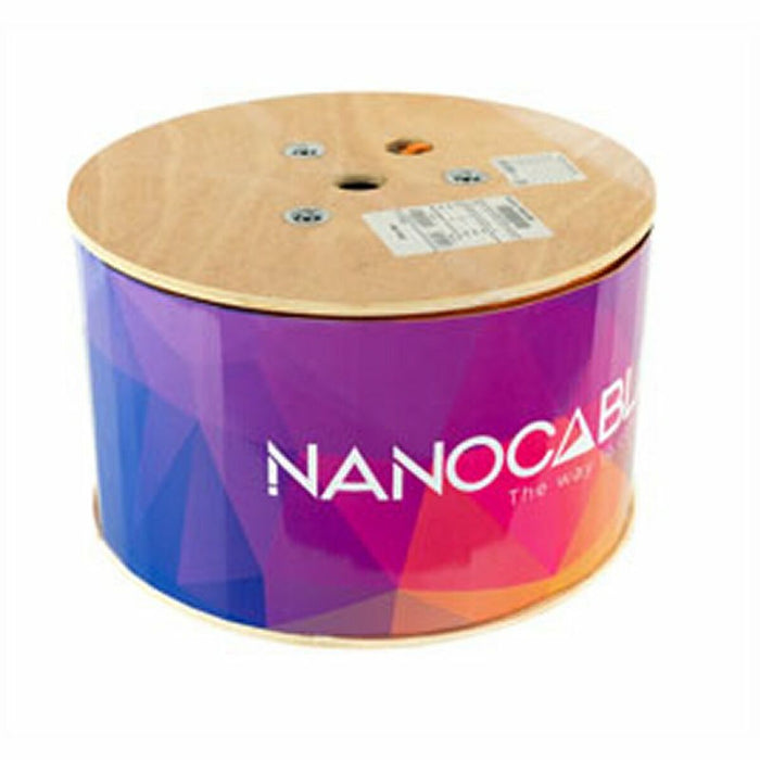 Cablu de Rețea Rigid UTP Categoria 6 NANOCABLE 10.20.1700-305 Portocaliu 305 m