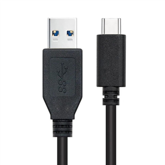 Cablu USB A la USB C NANOCABLE 10.01.4002 2 m Negru