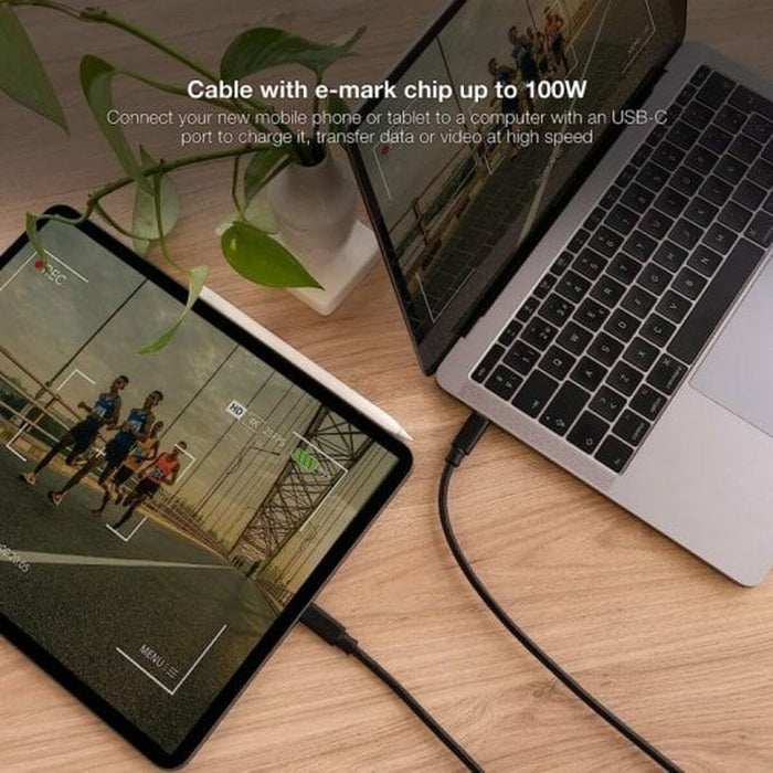 Cablu USB-C NANOCABLE 10.01.4101-L150 Negru 1,5 m (1 Unități)